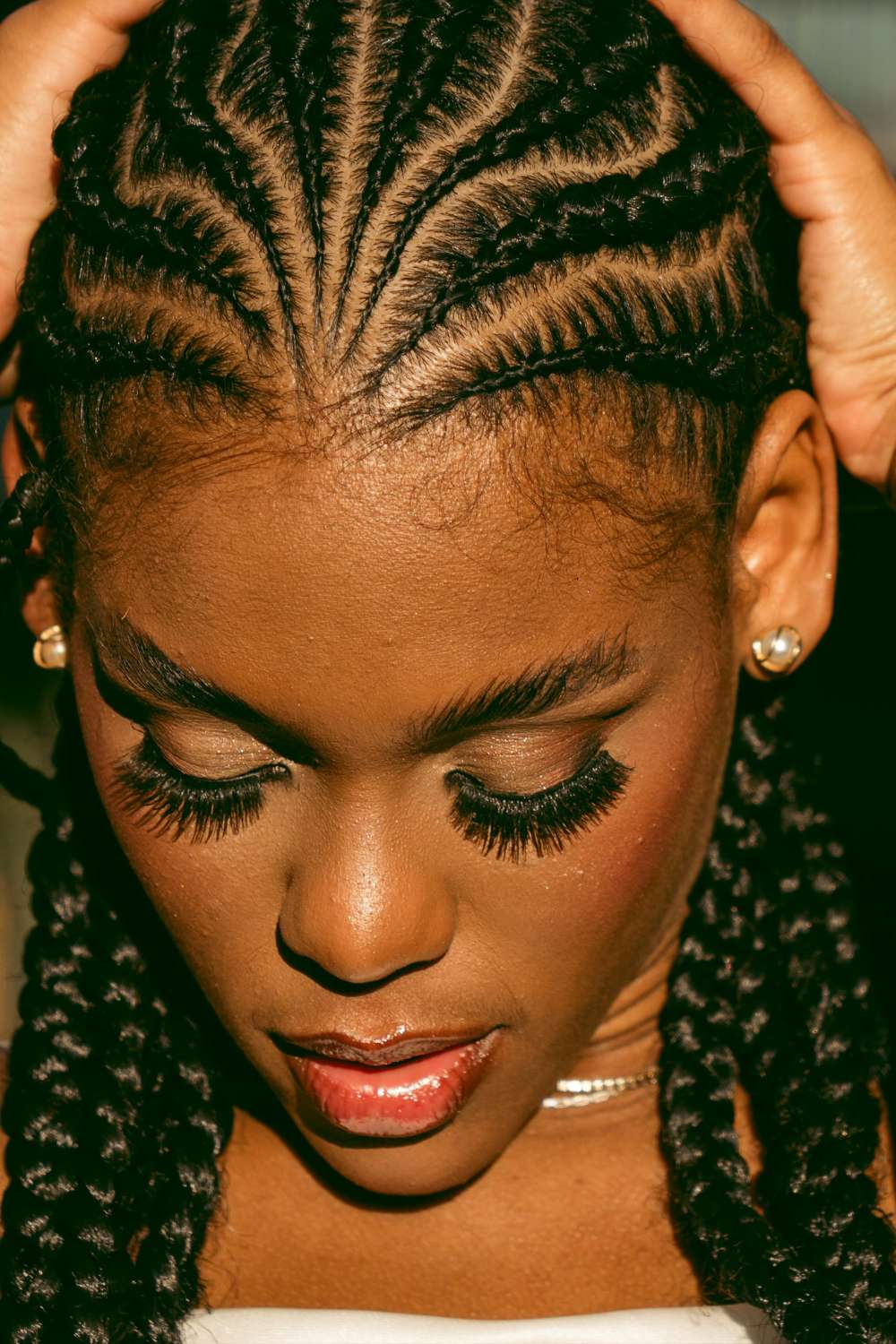 Hair with attachment braid