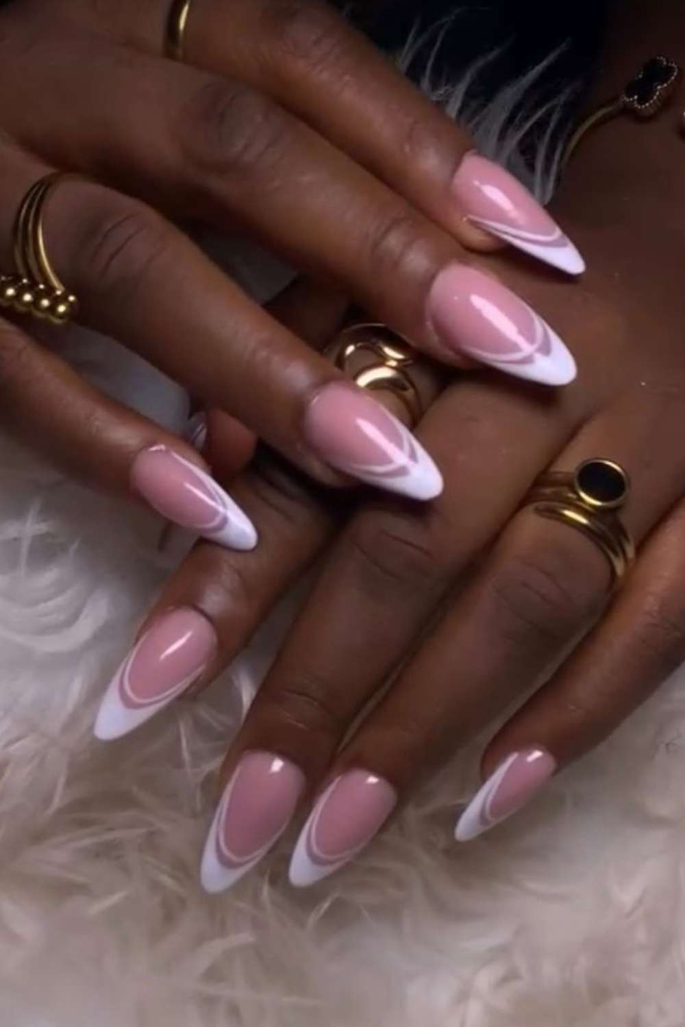 Trendy French tips nail Ideas for modern women