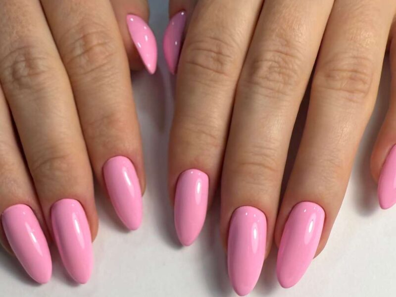 Simple cute pink nail ideas that looks good