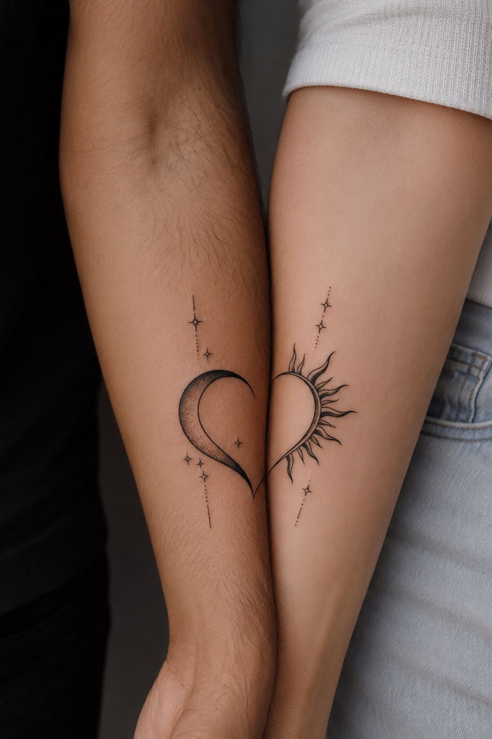 Amazing couple tattoo ideas to celebrate love forever