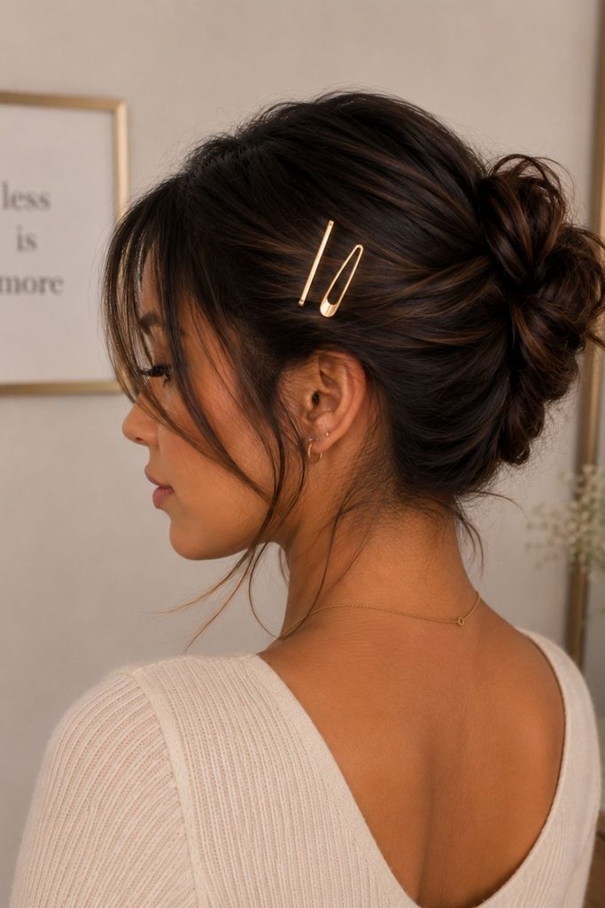 A picture of a minimal hair clip
