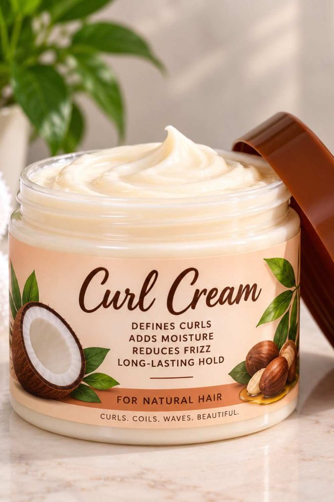 A picture of curl hair cream