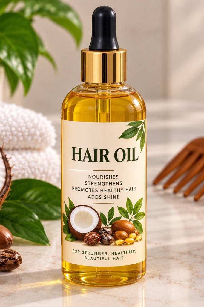 A picture of hair oil