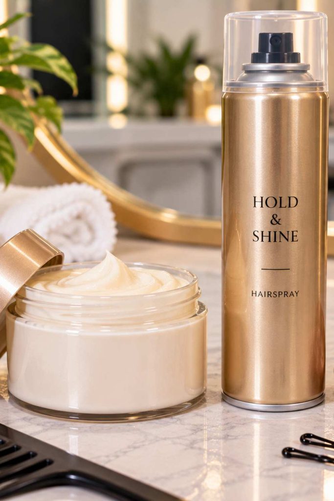 A picture of Light Styling Cream or Hairspray