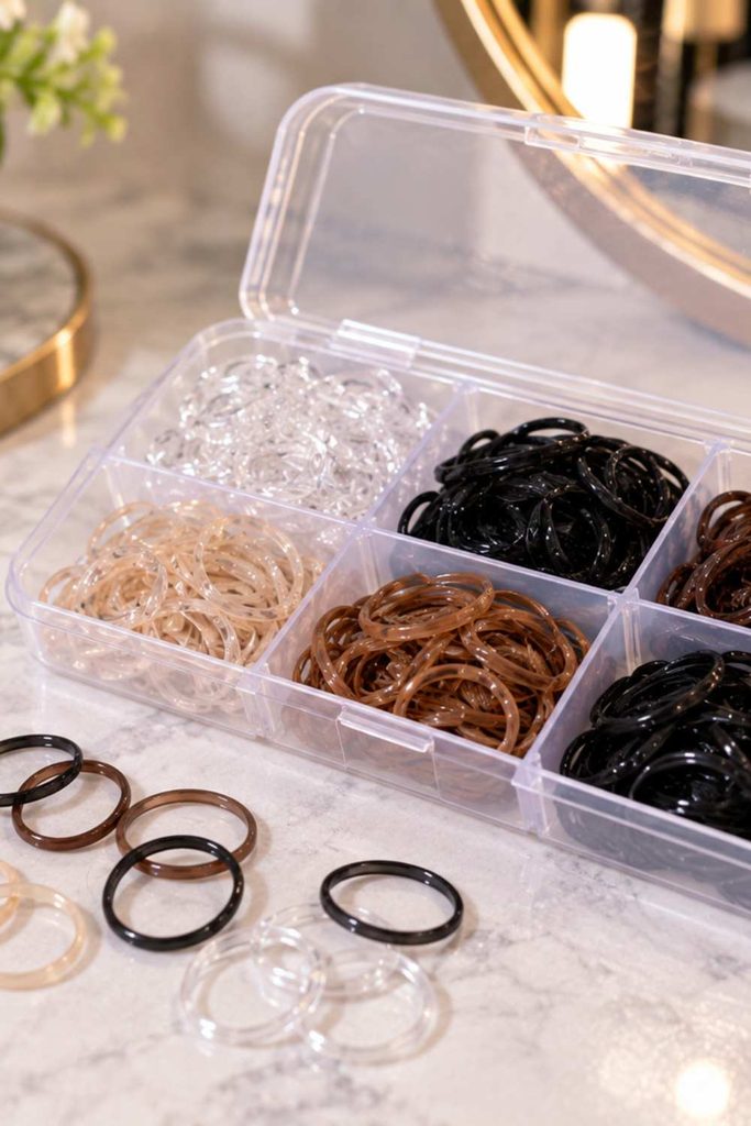 A picture of Small Clear or Matching Hair Elastic