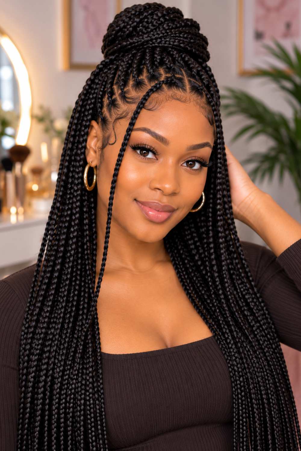 How to create eye catching box braid style that looks neat
