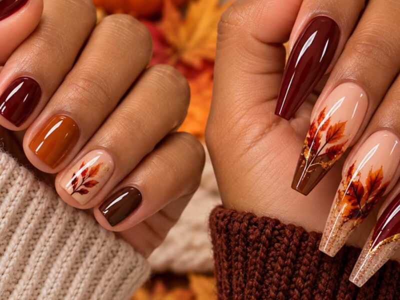 Cute fall nails for short and long nails to try out